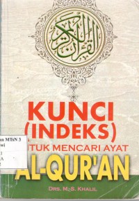 Image of Kunci (Indeks) Untuk Mencari Ayat Al-Qur'an