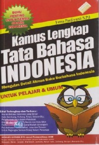 Kamus Lengkap Tata Bahasa Indonesia